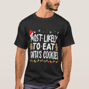 Camiseta Lo más probable es que coma a la divertida famili