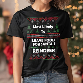 Camiseta Lo más probable es que dejen sudadera comida para