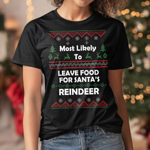 Camiseta Lo más probable es que dejen sudadera comida para 
