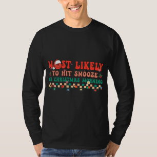 Camiseta Lo más probable es que golpee a los Navidades por 