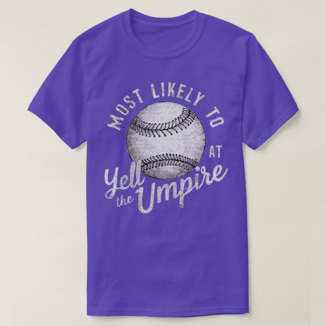Camiseta lo más probable es que grite en el árbitro 1 (Diseño del anverso)