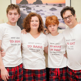 Camiseta Lo más probable es que horneen galletas Navidades 