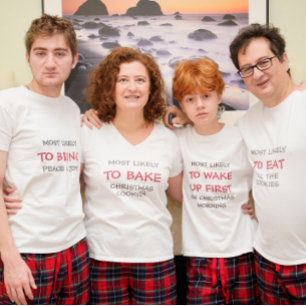 Camiseta Lo más probable es que horneen galletas Navidades