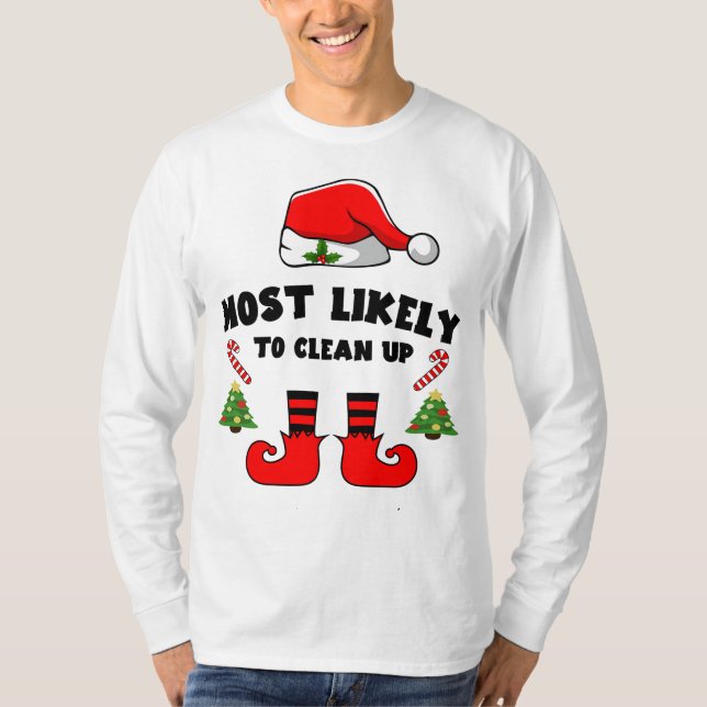 Camiseta Lo más probable es que limpie (Anverso)