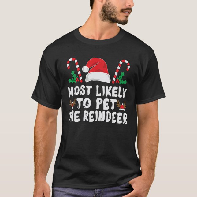 Camiseta Lo Más Probable Es Que Los Mascotas De Los Navidad (Anverso)