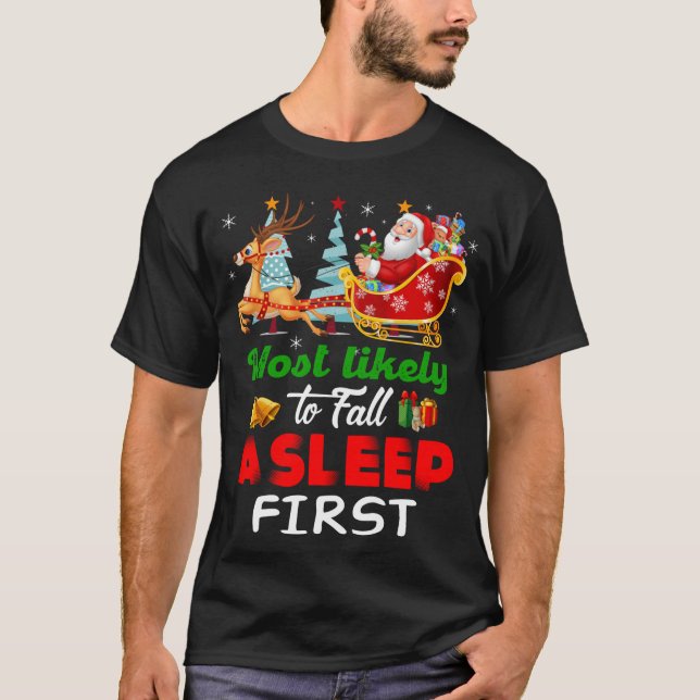 Camiseta Lo Más Probable Es Que Se Duerman Los Primeros Nav (Anverso)