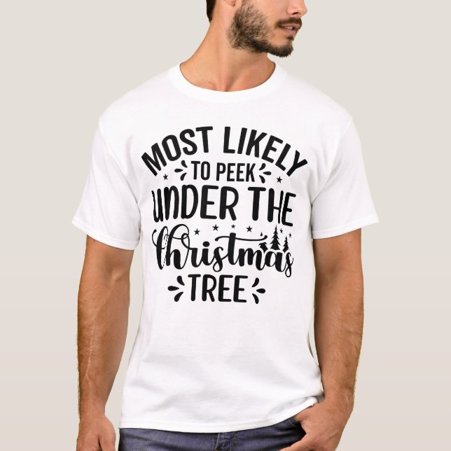 Camiseta Lo más probable es que se mire bajo el árbol (Anverso)