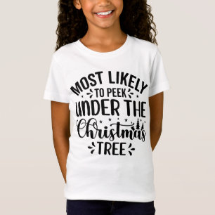 Camiseta Lo más probable es que se mire bajo el árbol