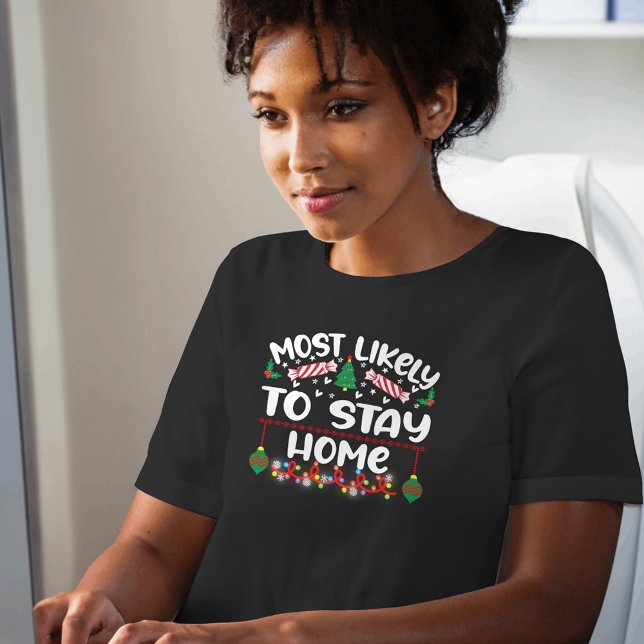 Camiseta Lo más probable es que se queden en casa con diver (Subido por el creador)