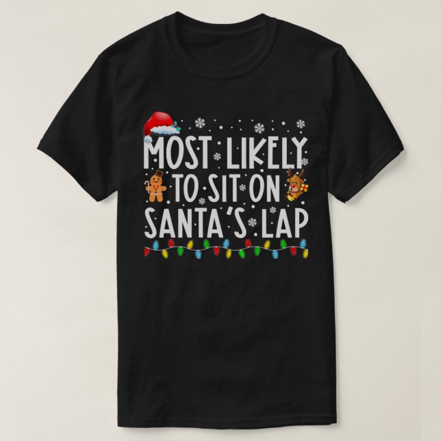 Camiseta Lo más probable es que se sienten con los Navidade (Diseño del anverso)