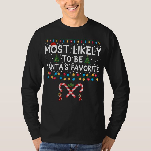 Camiseta Lo más probable es que sean los Navidades favorito (Anverso)