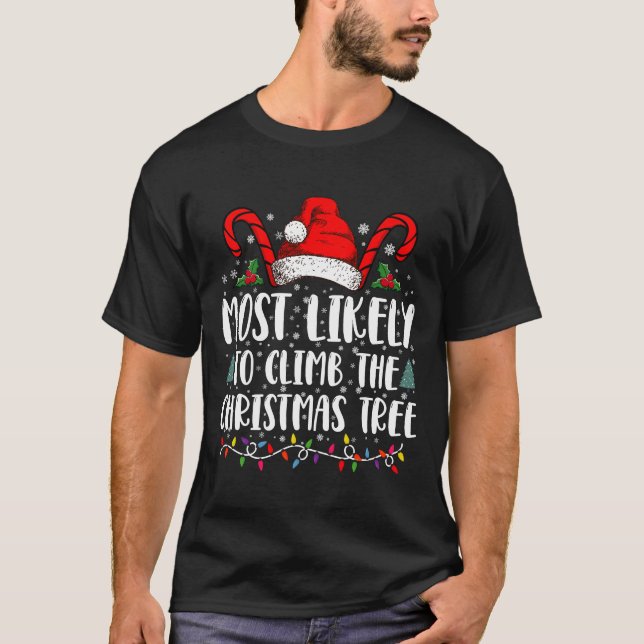 Camiseta Lo Más Probable Es Que Sube Los Navidades De Los Á (Anverso)
