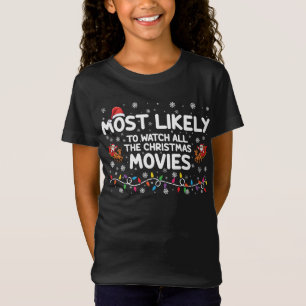 Camiseta Lo Más Probable Es Ver A Todos Los Navidades Pelíc