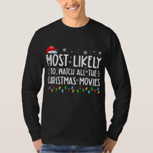 Camiseta Lo Más Probable Es Ver Todas Las Películas De Los