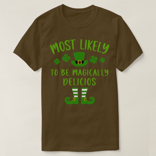 Camiseta Lo Más Probable Para El Día 12 De St Patricks (Diseño del anverso)