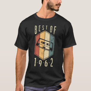 Camiseta Lo Mejor De 1962 Cinta De Casete De 60 Años 60 Cum