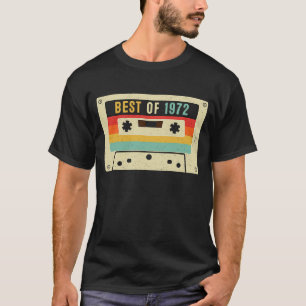 Camiseta Lo mejor de 1972 cinta de casete retro vintage cum