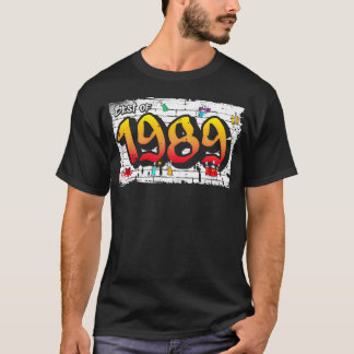 Camiseta Lo mejor de 1989 Graffiti 36 años de regalo genial