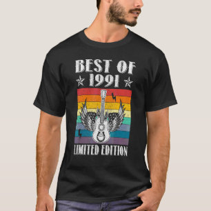Camiseta Lo Mejor De 1991 31º Cumpleaños 31 Años