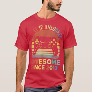 Camiseta Lo mejor de 2010 Unlocked Level 12 Video Game Vint