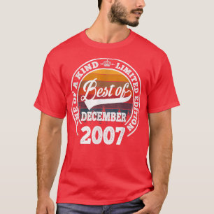 Camiseta Lo Mejor De Diciembre De 2007 15º Regalo De Cumple