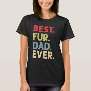 Camiseta Lo Mejor de Papá Fur Ever Para Hombres Gato Papá o