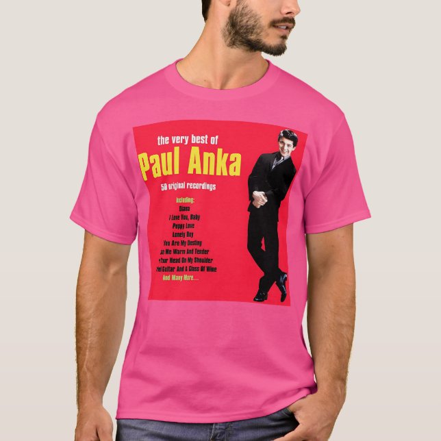 Camiseta Lo Mejor De Paul Anka (Anverso)