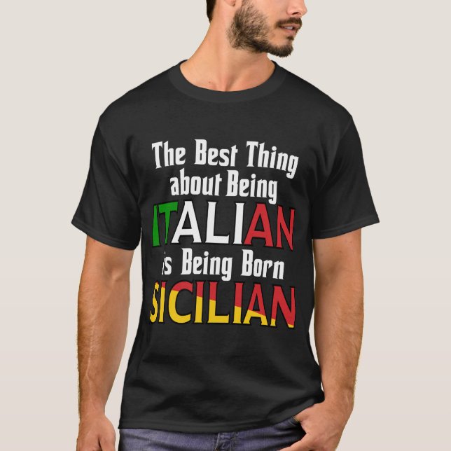 Camiseta Lo Mejor De Ser Italiano (Anverso)