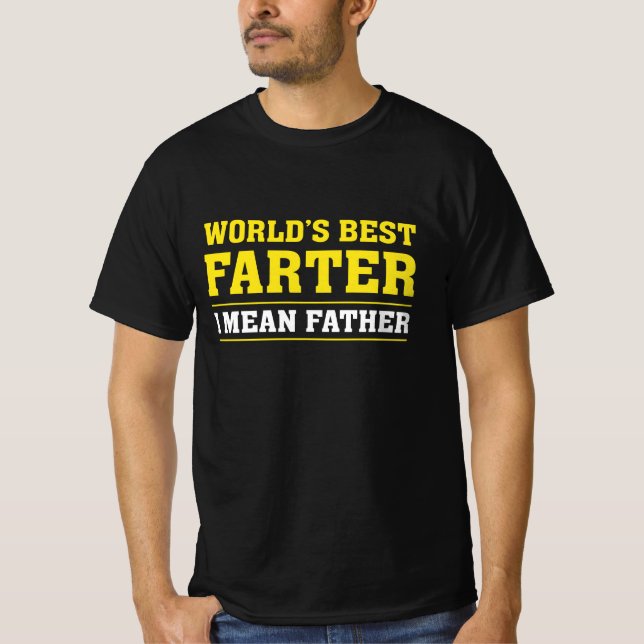 Camiseta Lo mejor del mundo, más lejos me refiero a padre (Anverso)