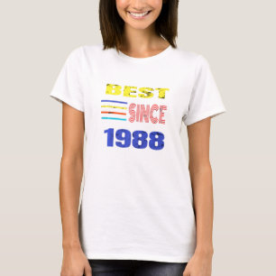 Camiseta Lo Mejor Desde 1988 Es Mi Hermoso Diseño De Cumple