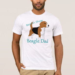 Camiseta Lo Mejor En Mostrar Beagle Dad Personalizado