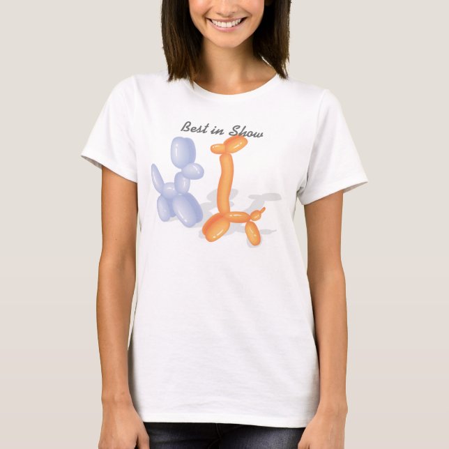 Camiseta Lo mejor en Show with Balloon dogs (Anverso)