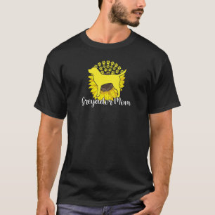 Camiseta Lo Mejor para Mujeres Greyador Mamá Girasol Patas