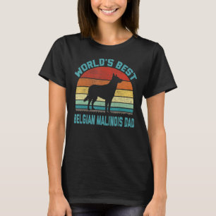 Camiseta Lo mejor que hace papá belga de Malinois en el mun