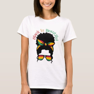 Camiseta Lo negro es hermoso - Historia Negra