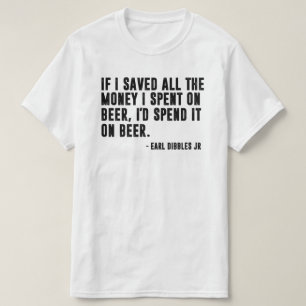 Camiseta Lo pasaría en el refrán divertido de la cerveza
