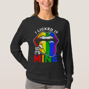 Camiseta Lo pegué así que es mi Lgbtq levanta lgbt arcoiris