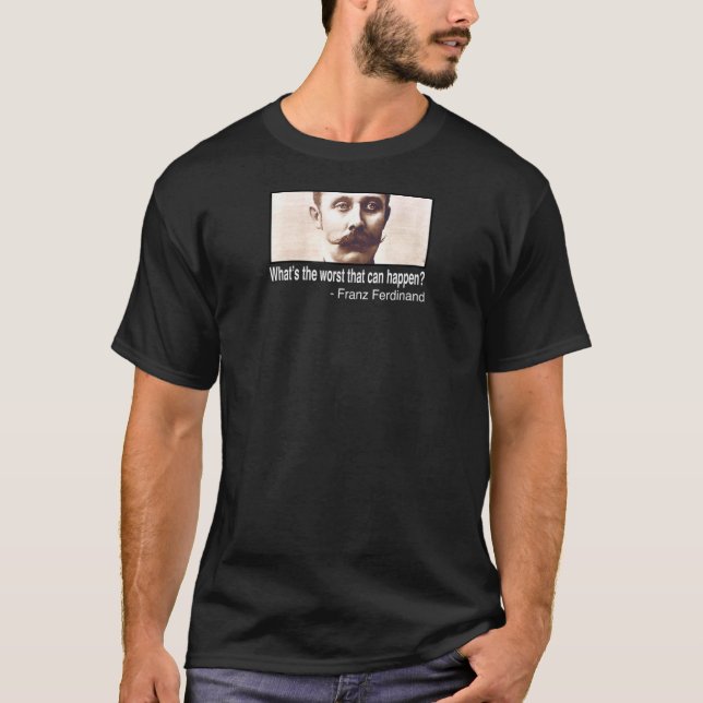 Camiseta Lo Peor Que Puede Pasar Franz Ferdinand (Anverso)