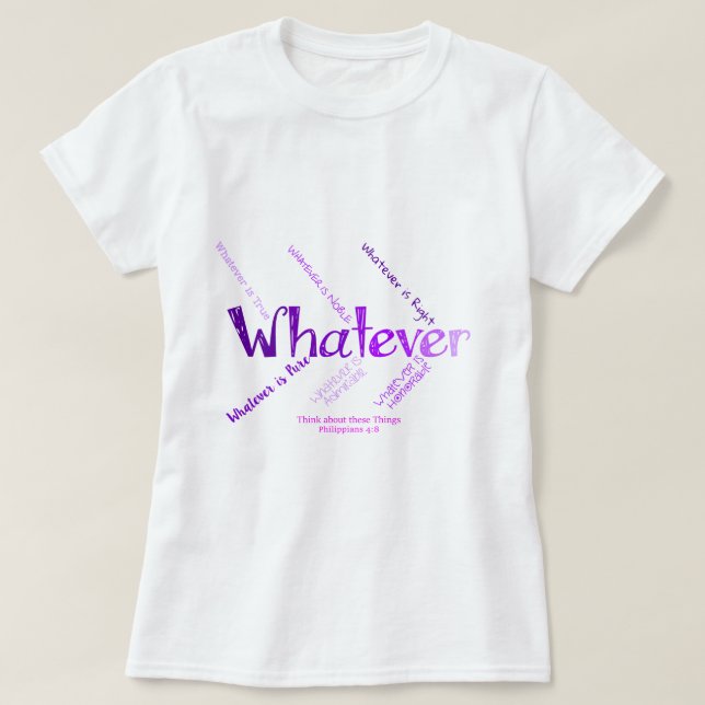 Camiseta Lo que (Diseño del anverso)