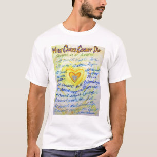 Camiseta Lo que el cáncer no puede hacer poem Angel Persona