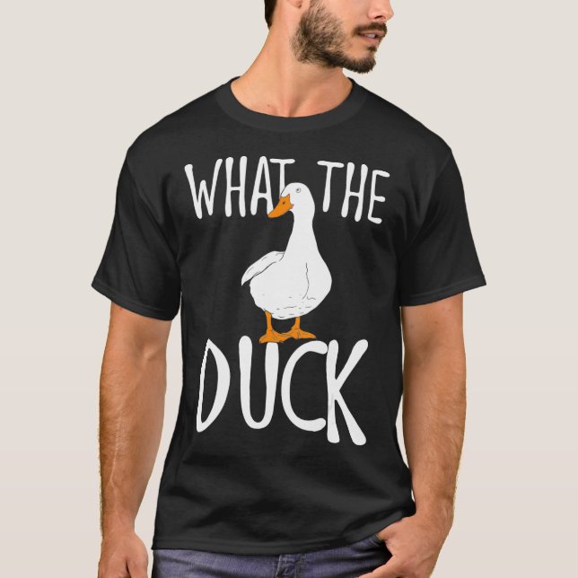 Camiseta Lo que el Duck Duck Lover Pun  (Anverso)