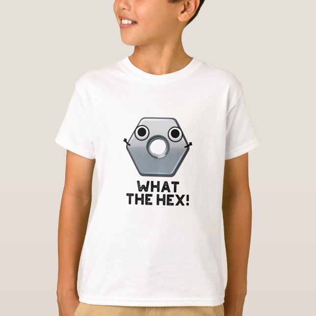 Camiseta Lo que el hexágono hexagonal forma un bollo (Anverso)