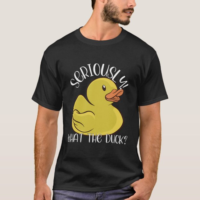 Camiseta Lo Que El Pato Funny Clot De Vestimenta De Pato De (Anverso)