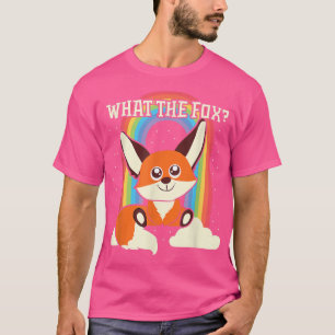 Camiseta Lo que el zorro dice gracioso Fennec engaña zoquet