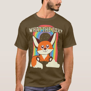 Camiseta Lo que el zorro dice gracioso Fennec engaña zoquet