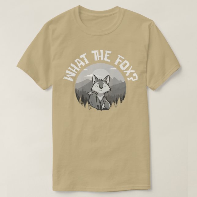 Camiseta Lo Que El Zorro Lover, Animal Gracioso Para Los Ho (Diseño del anverso)