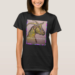 Camiseta lo que flota su cabra
