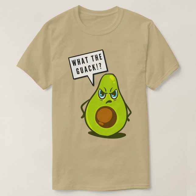Camiseta lo que guack wtf avocado (Diseño del anverso)