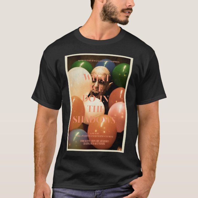 Camiseta lo que hacemos en el Poster de sombras (Anverso)