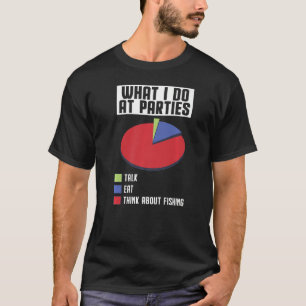 Camiseta Lo Que Hago En Fiestas Fisher Fish Angler Fisherma